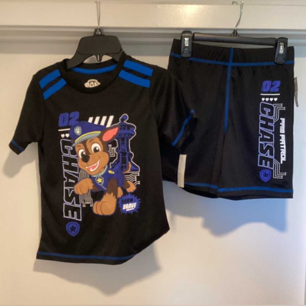 Paw Patrol 2 pc black pajamas set - retail $45